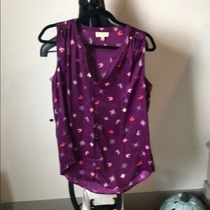 ModCloth purple tank with detail size L